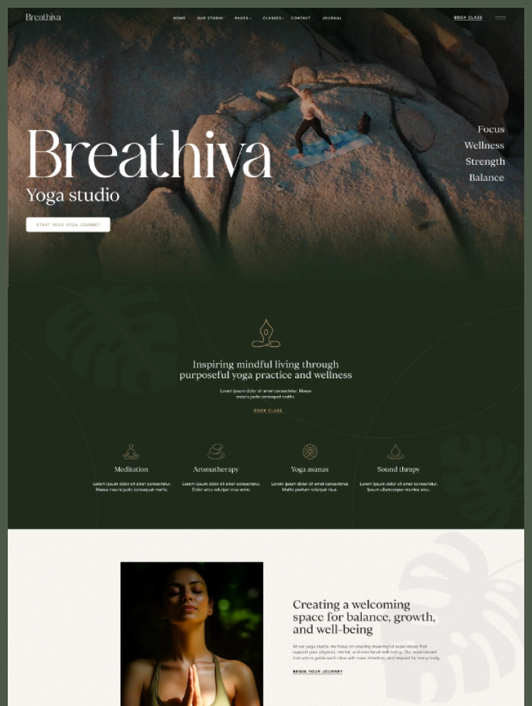 Breathiva by Radiant Templates