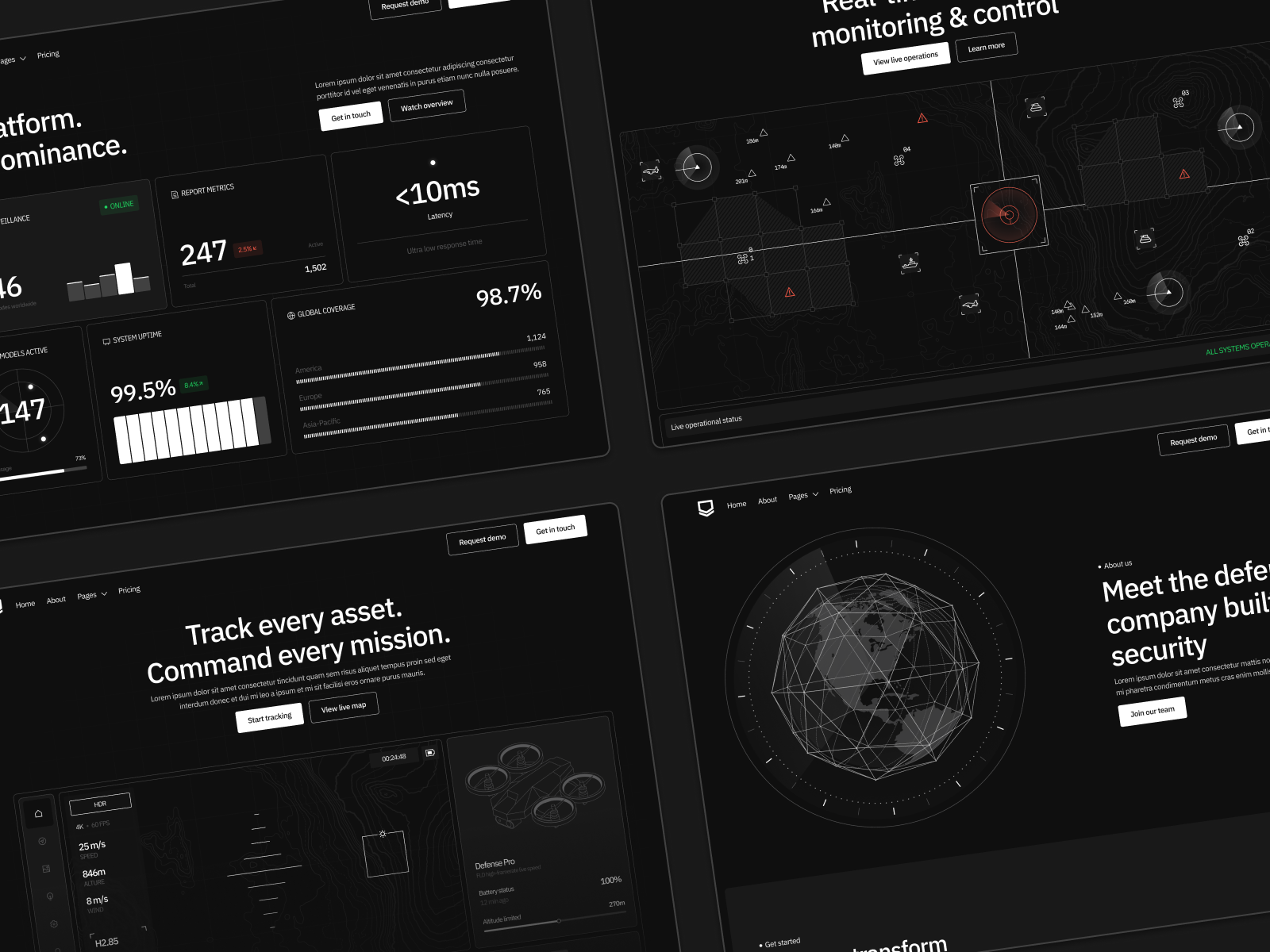 Defense Webflow Template