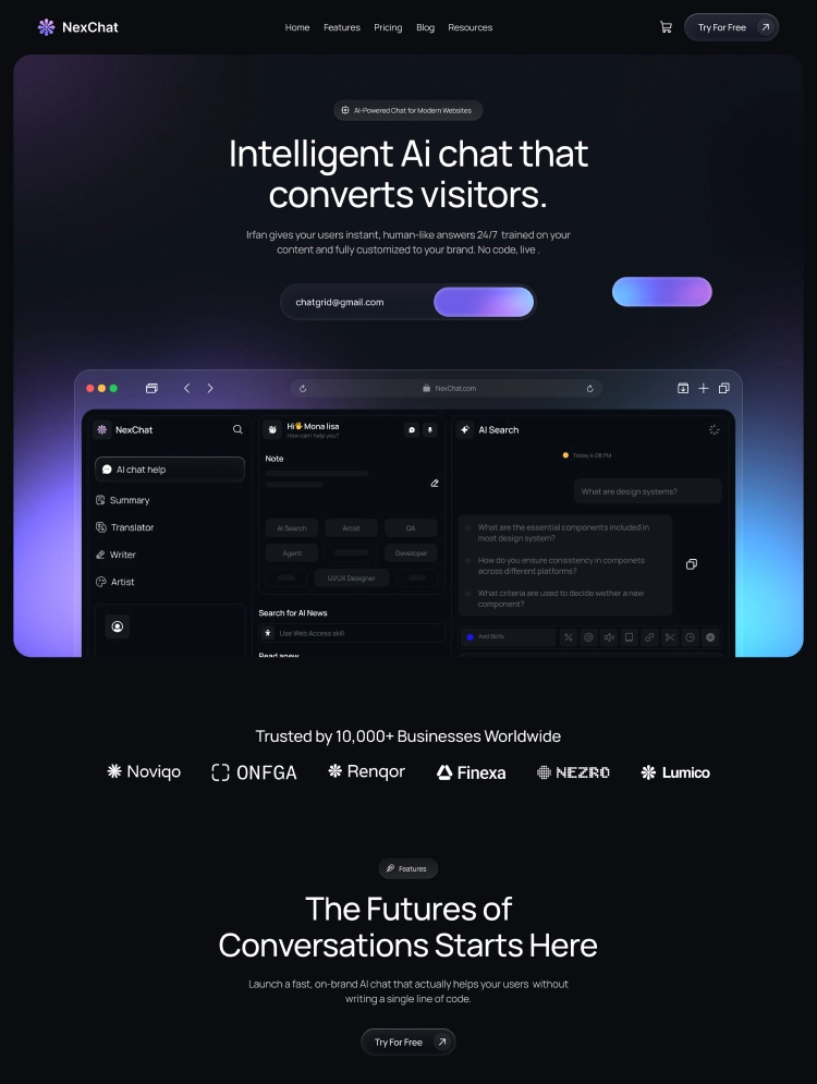 NexChat by Planner Theme