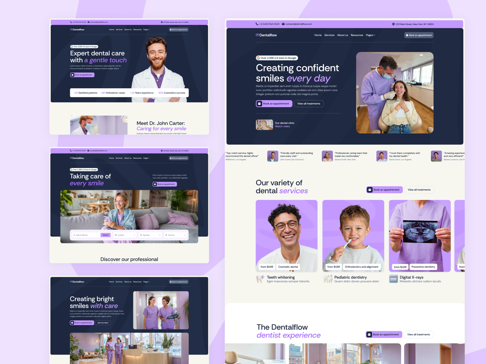 Dental Clinic Webflow Theme