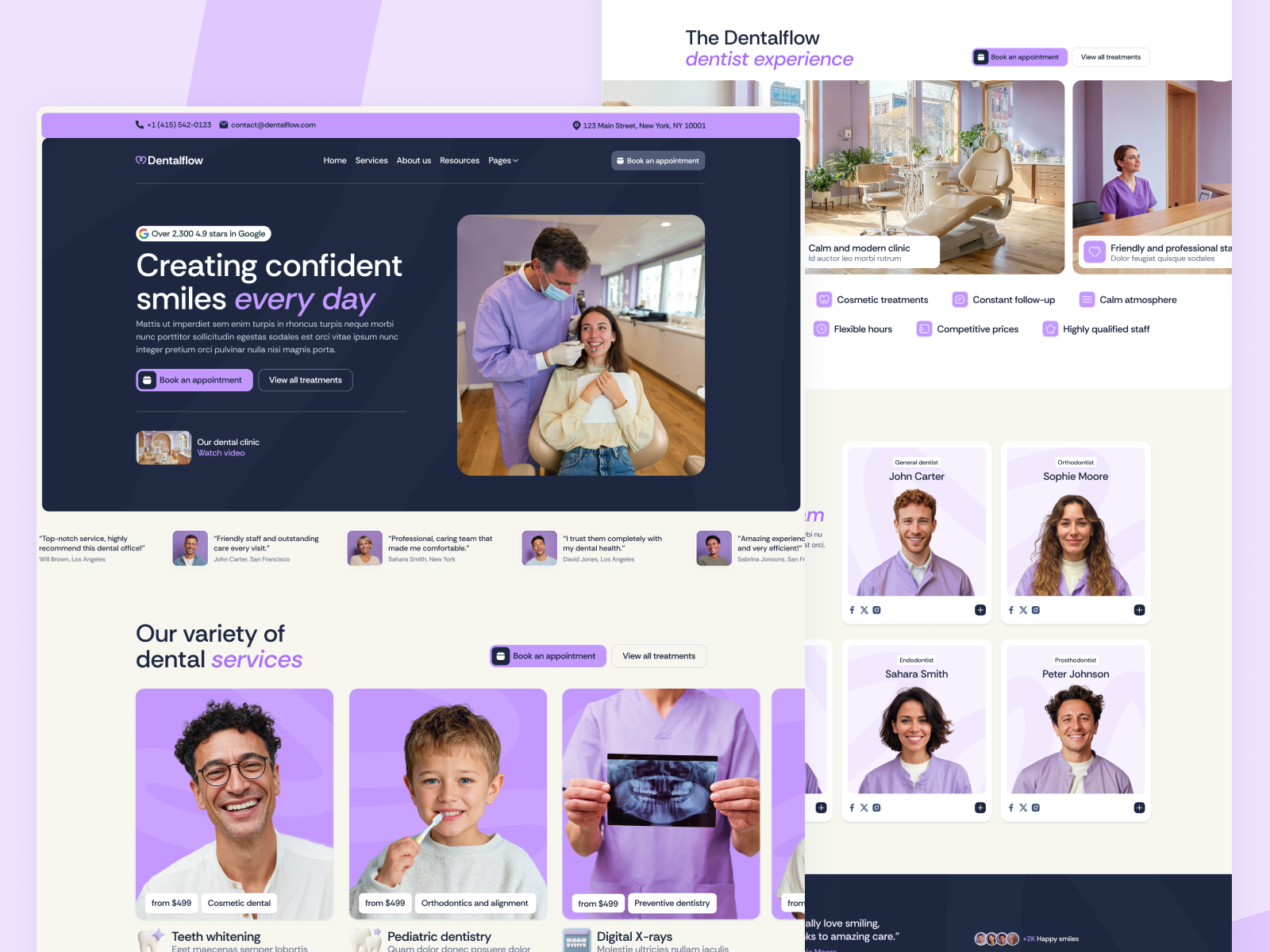 Oral Care Webflow Template