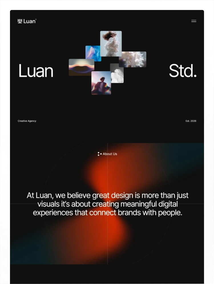Luan by Kitpro Studio - Portfolio, Agency design asset by webflow