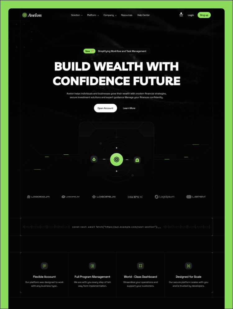 Avelon by Widflow - Uncategorized design asset by webflow