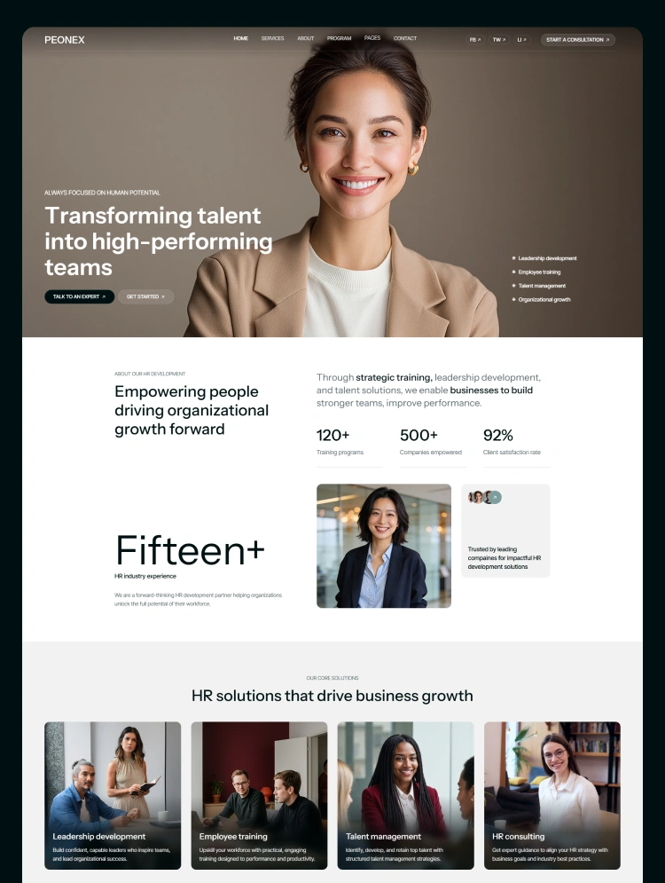 Peonex by ThemetechMount - Blog design asset by webflow