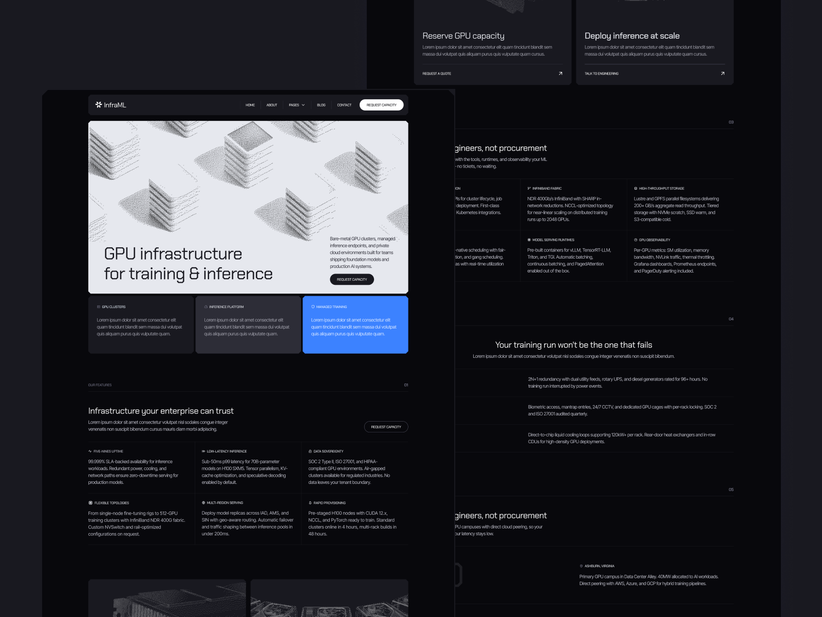 GPU Cloud Webflow Template