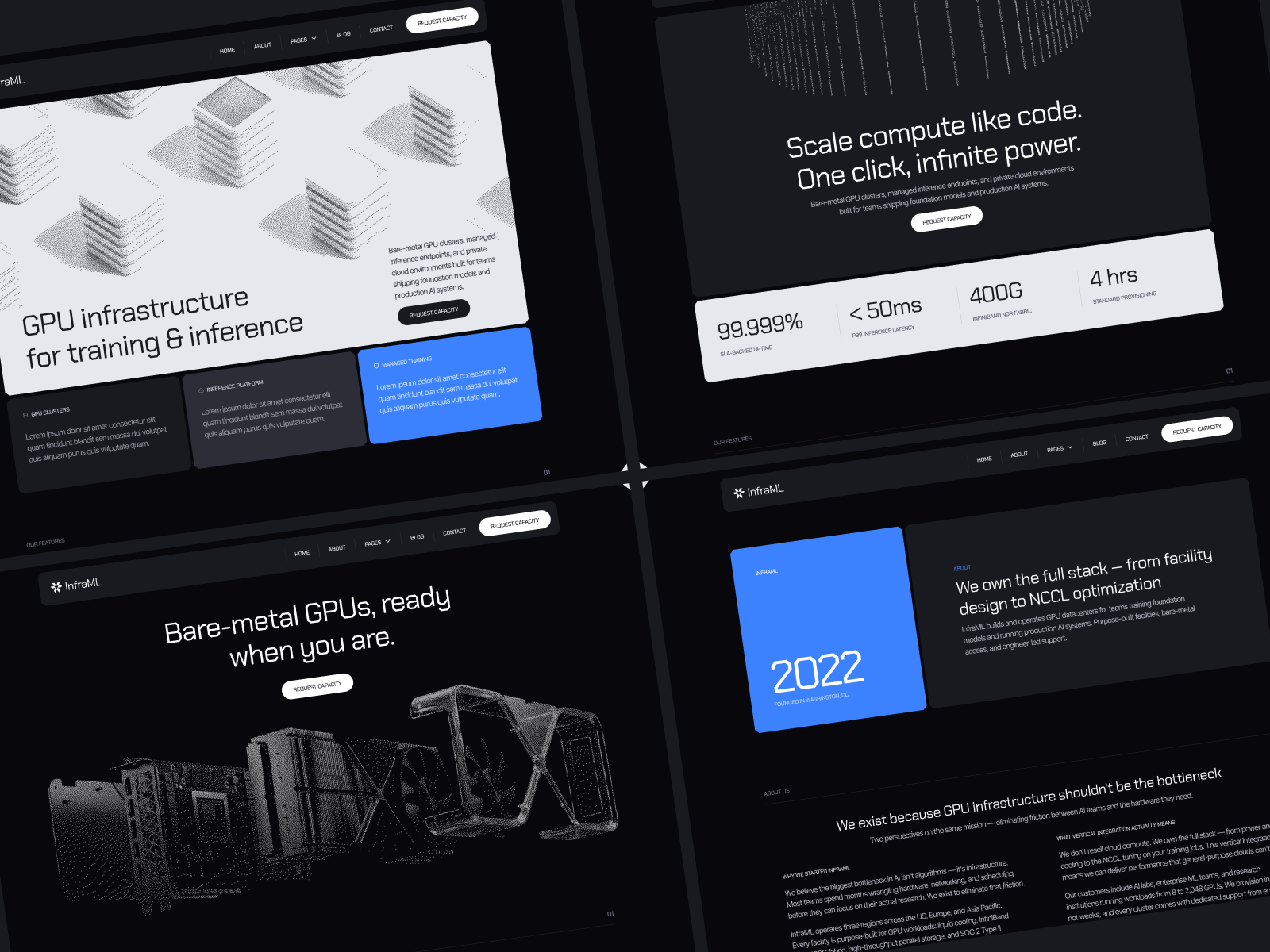 Hosting Webflow Template