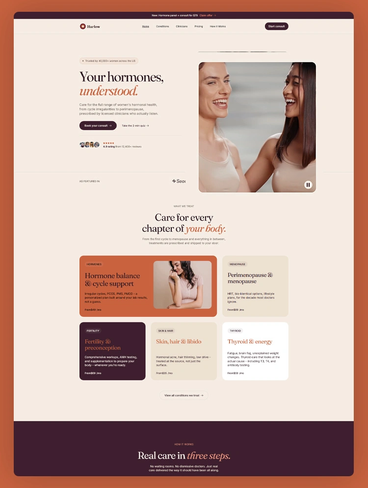 Harlow by Webestica - Uncategorized design asset by webflow