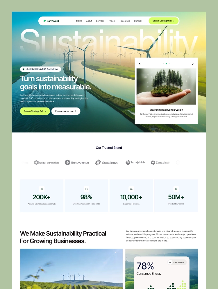 Earthward by LioWeb - Uncategorized design asset by webflow