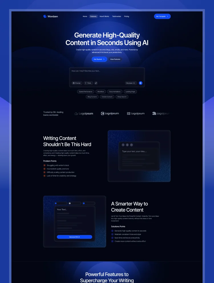 Wordzen by InfiniFlow - Uncategorized design asset by webflow
