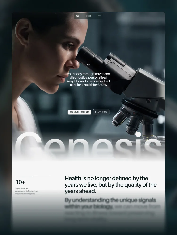 Genesis Lab by BYQ Supply - Uncategorized design asset by webflow