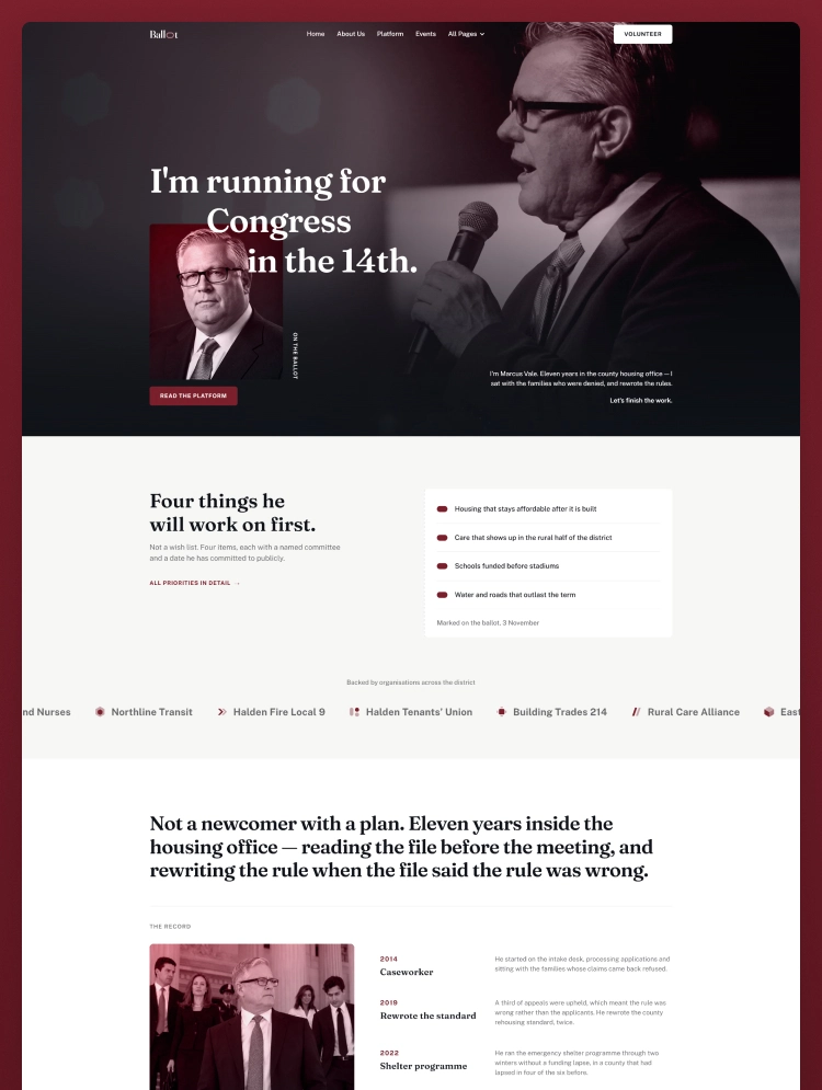 Ballot by wcopilot - Uncategorized design asset by webflow
