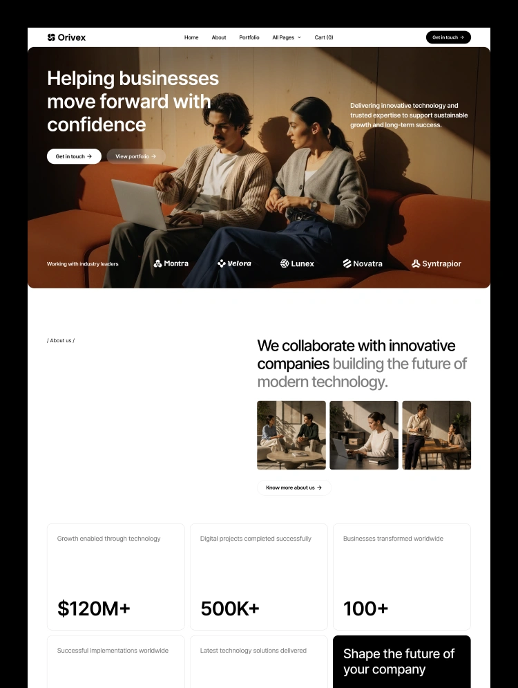 Orivex by Meta Flow - Uncategorized design asset by webflow