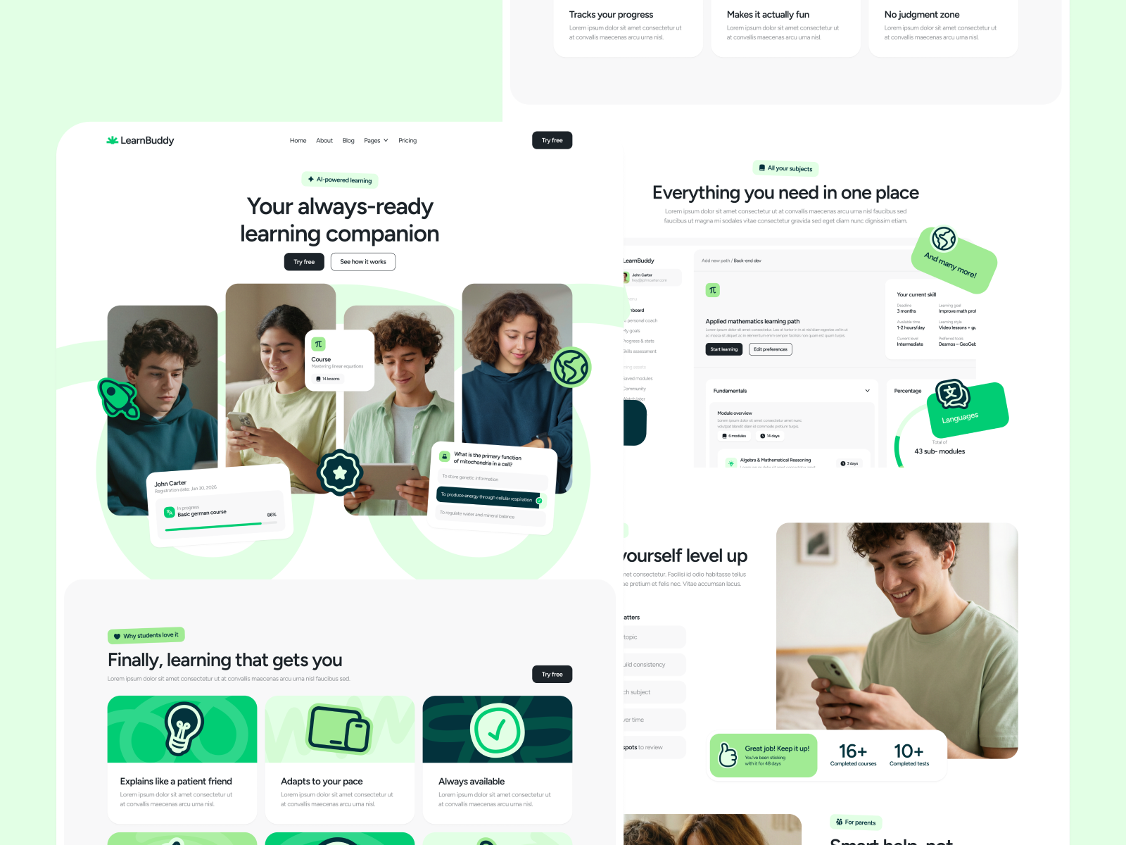 Academy Training Webflow Template