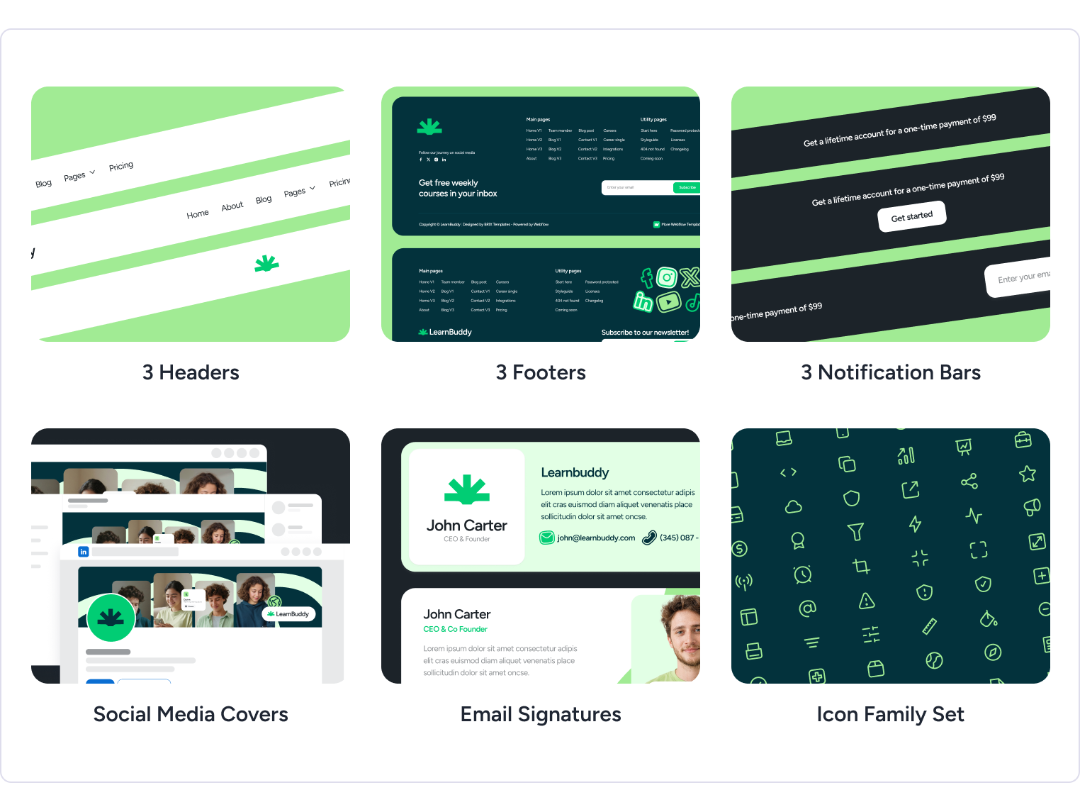 LearnBuddy - AI Learning Platform Webflow Template Benefits