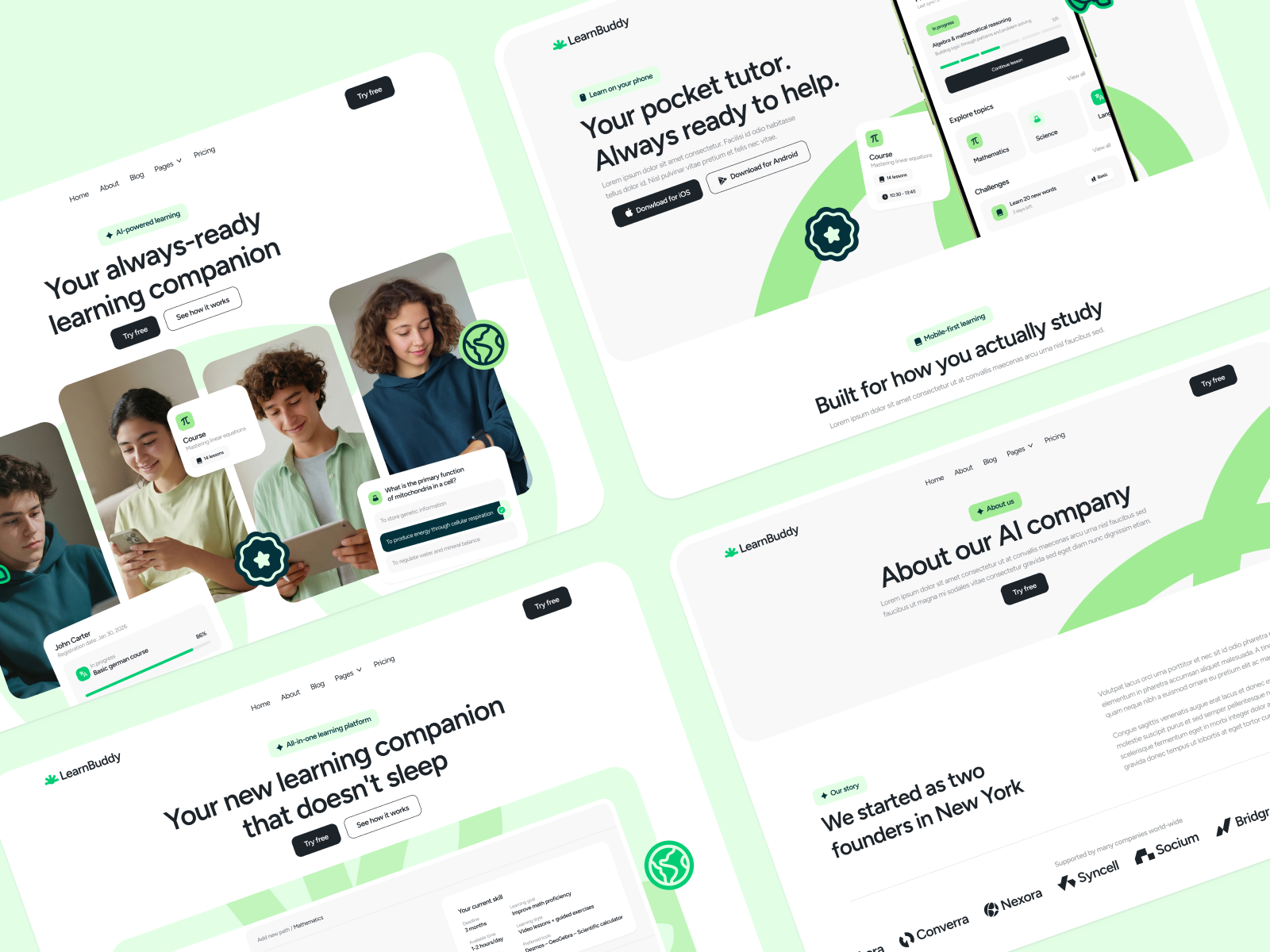 Student Portal Webflow Template