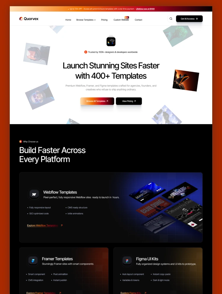 Qourvac by Doxlab - Ecommerce design asset by webflow