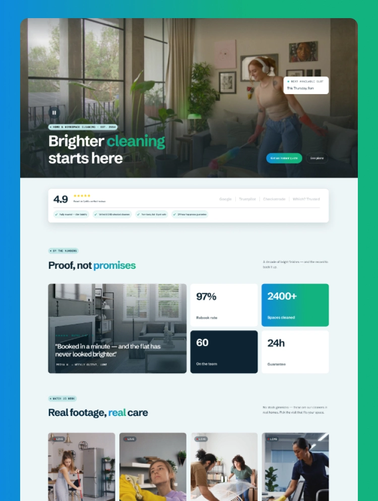 Dustora by Flow Design Agency - Agency design asset by webflow