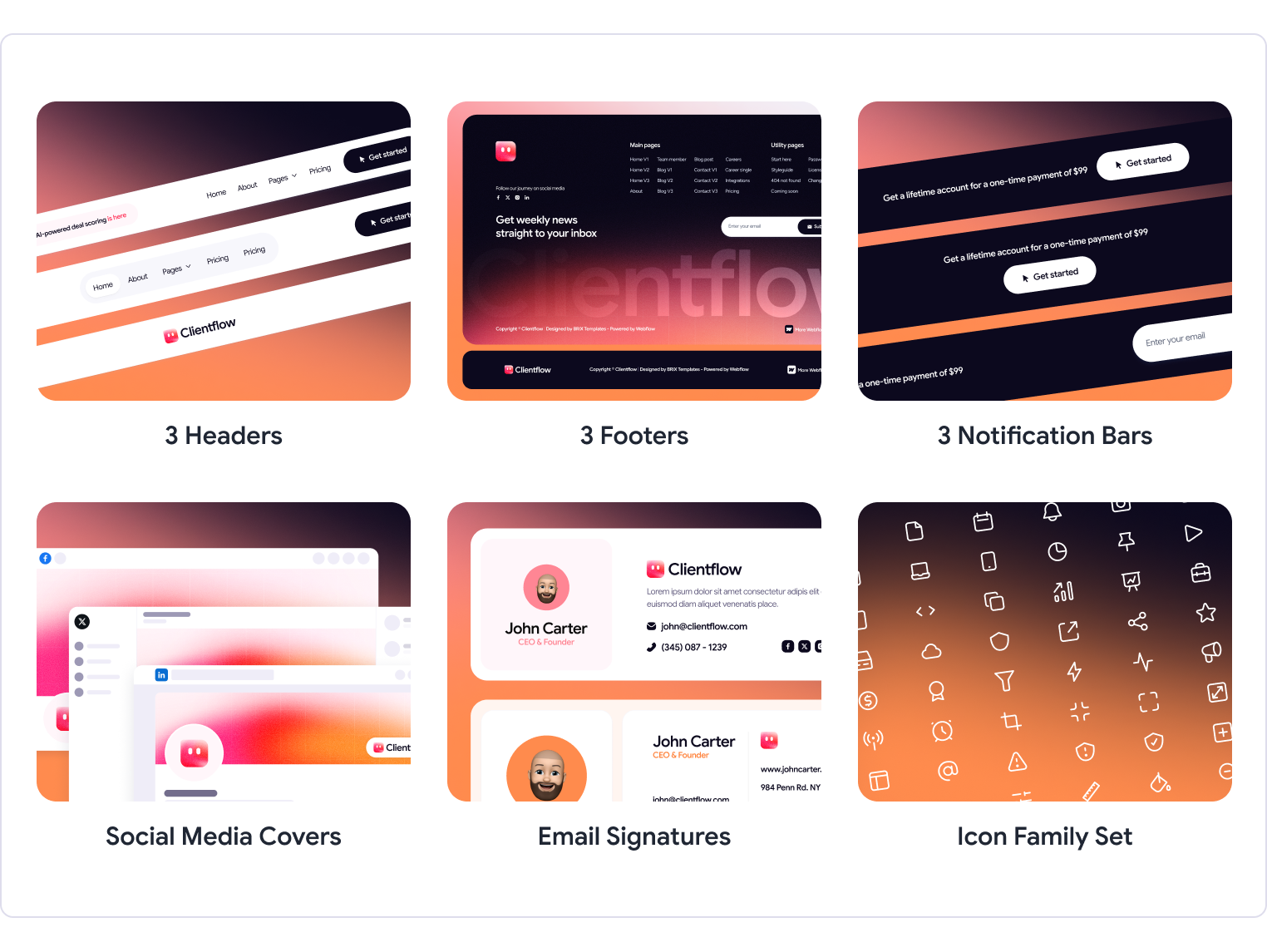 Clientflow - CMR Platform Webflow Template Benefits