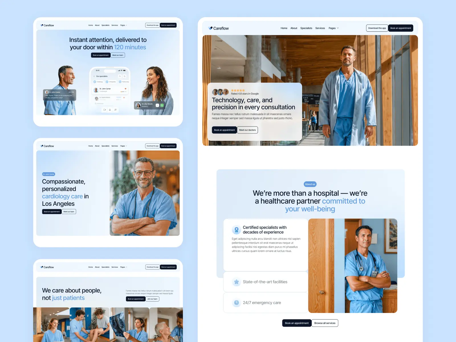 MEDICAL PRACTICE WEBFLOW TEMPLATE