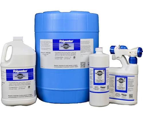Polywater Solar Panel Cleaner: Improve Solar Panel Performance While Reducing Water and Cleaning Costs
