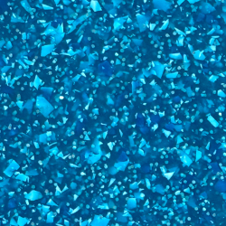 Kleurstaal Pacific Blue van WaterRows met blauwe granietstructuur en glinstering