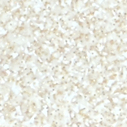Kleurstaal Champagne Pearl van WaterRows met crèmewitte granietstructuur en parelglans