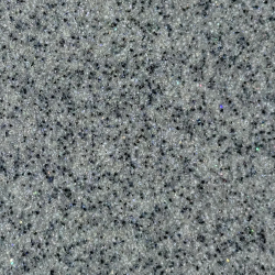 Kleurstaal Sparkling Grey van WaterRows met grijze granietstructuur en glinstering