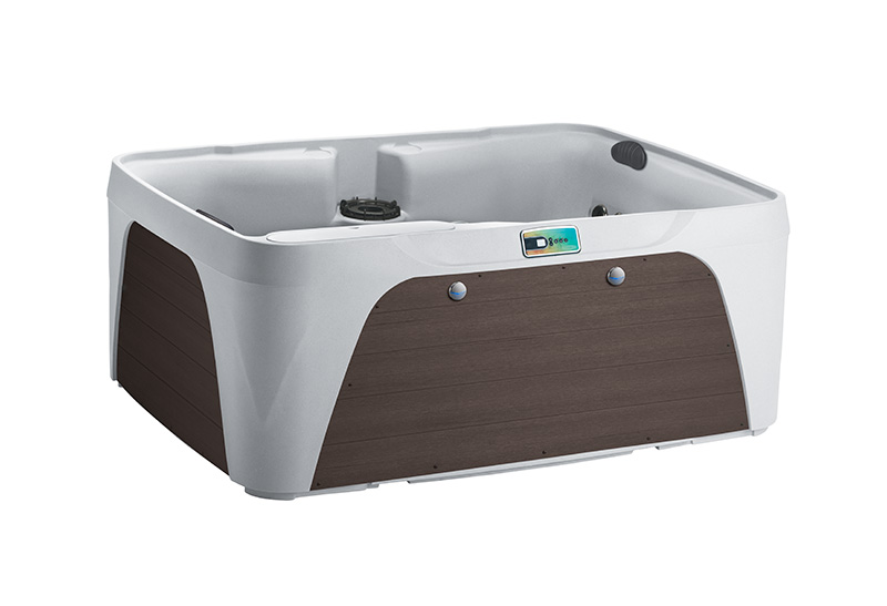 Fantasy spa hottub met moderne houten afwerking voor ultieme ontspanning
