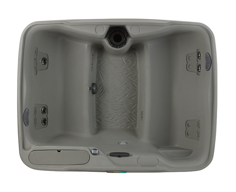 Fantasy spa-bad met hydrotherapie-elementen en gezellige zitplaatsen