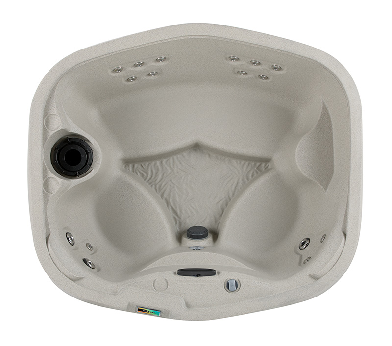 Fantasy spa hottub met geïntegreerde massagestralen en ergonomische zitplaatsen