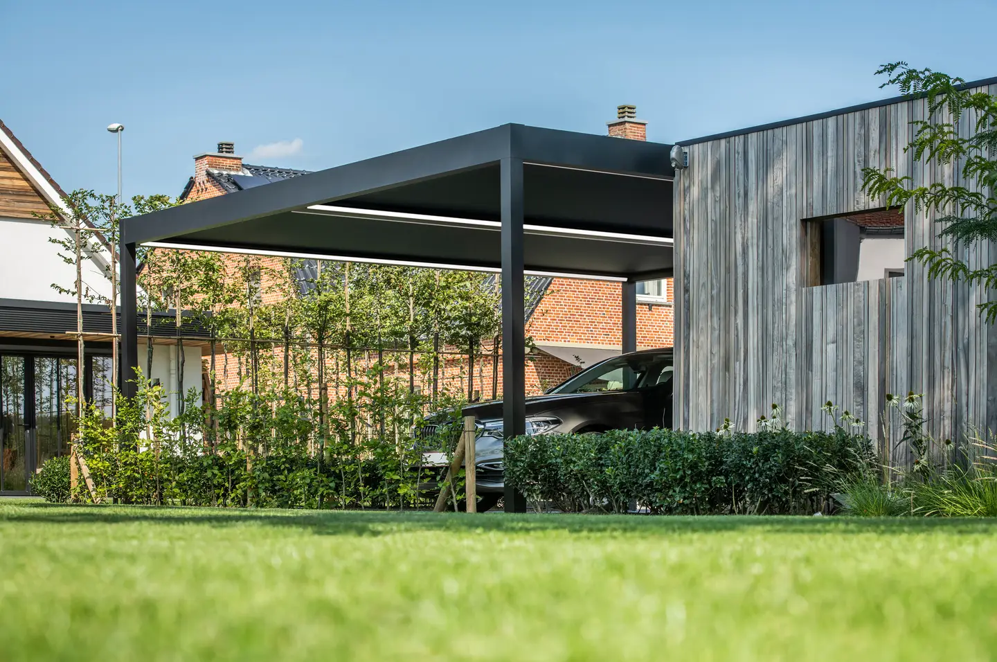 Renson Carport Algarve Canvas Dubbel