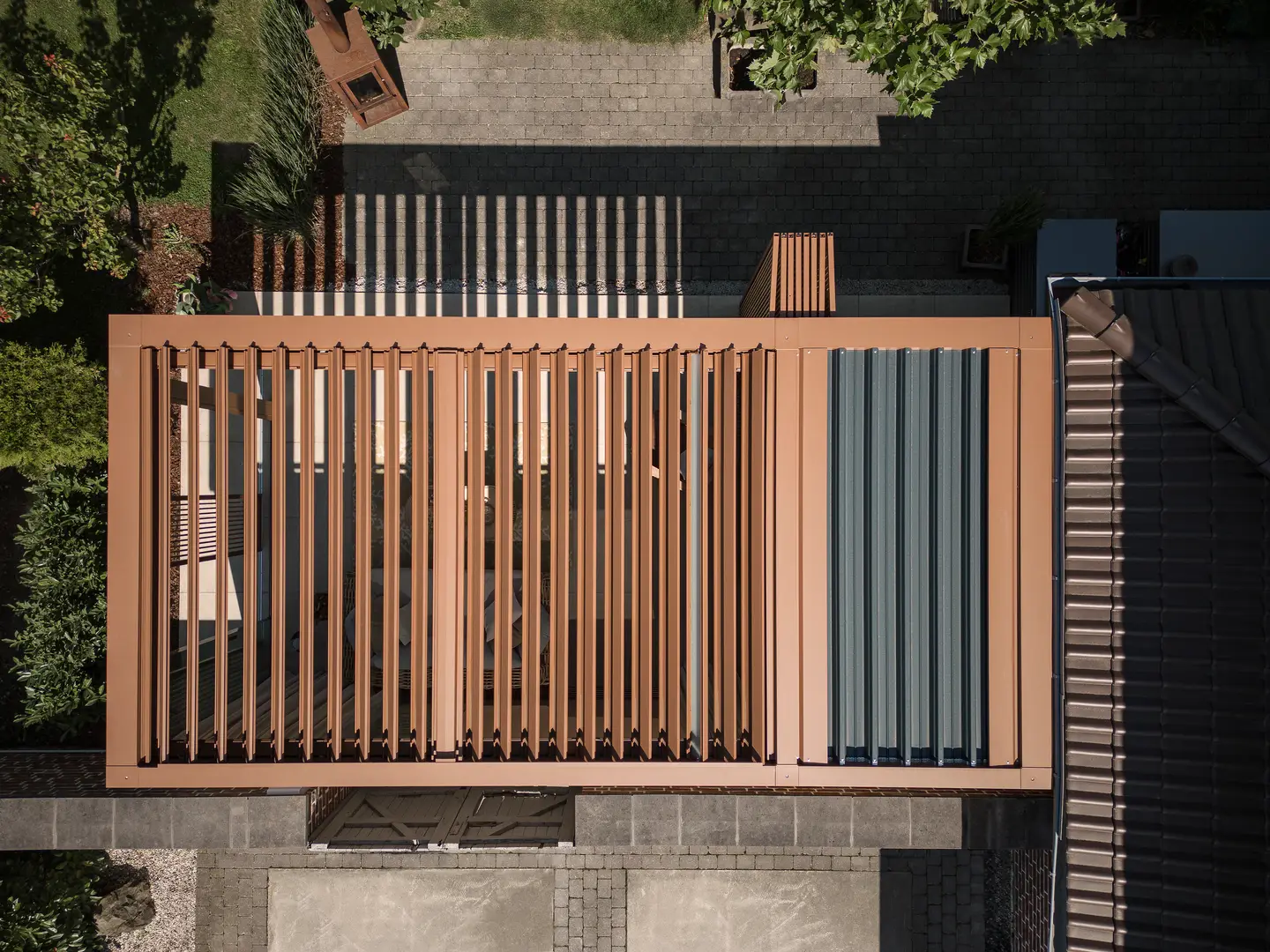Renson Amani pergola buiten