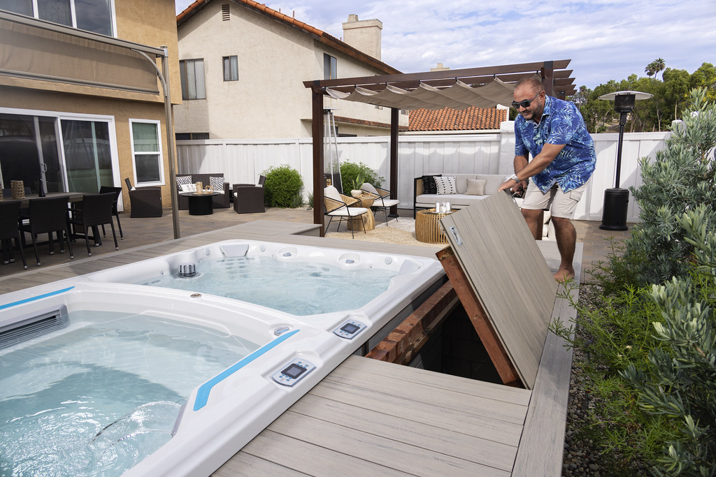 Endless Pools E2000 | Dual Temp Zwemspa | Relax Outdoor
