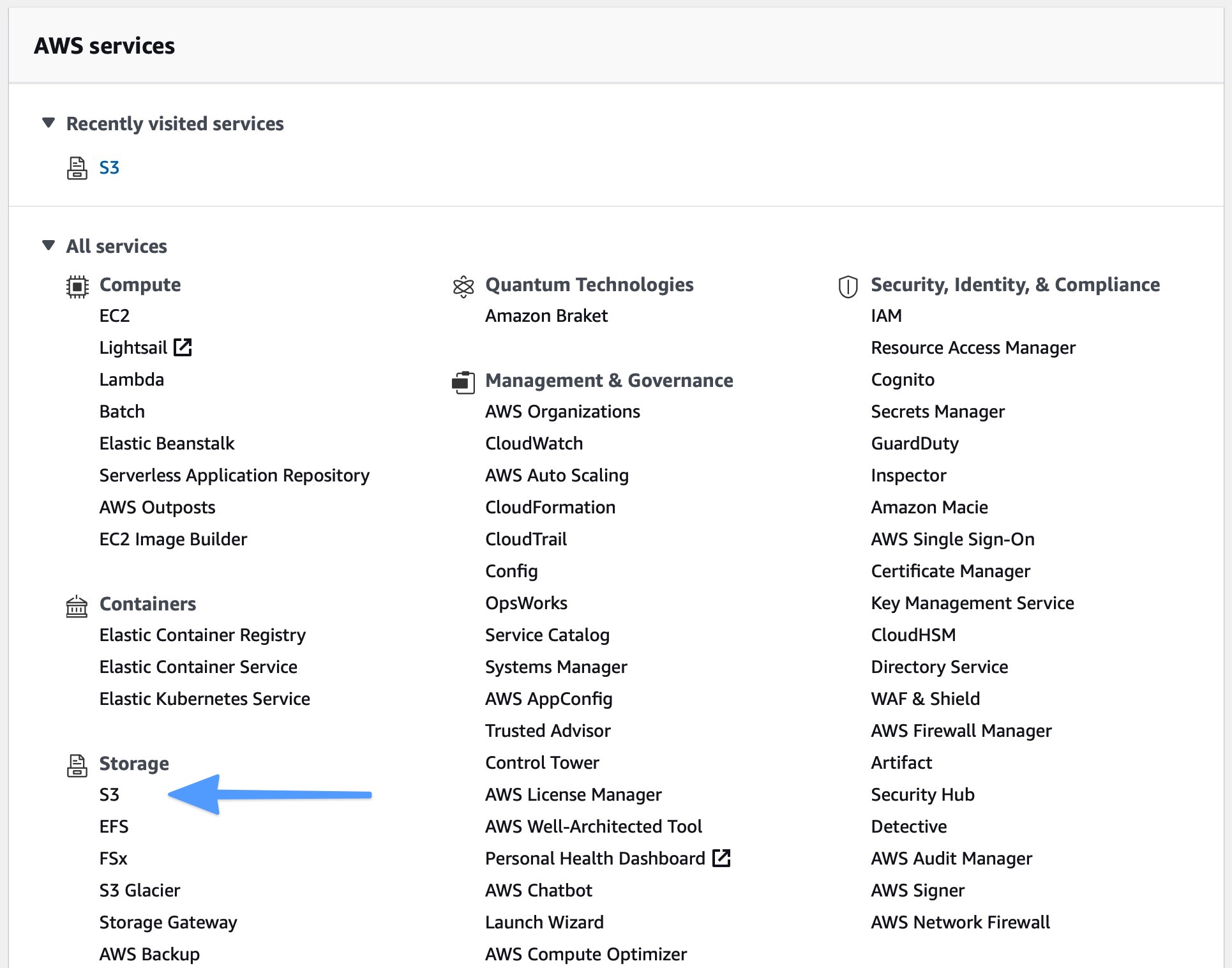 AWS Console