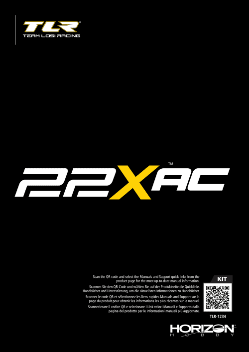 TLR 22X AC Manual
