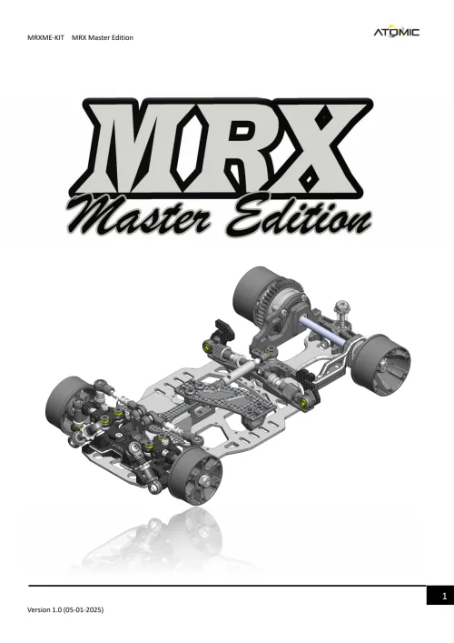 Atomic MRX Master Edition Gear Diff Manual