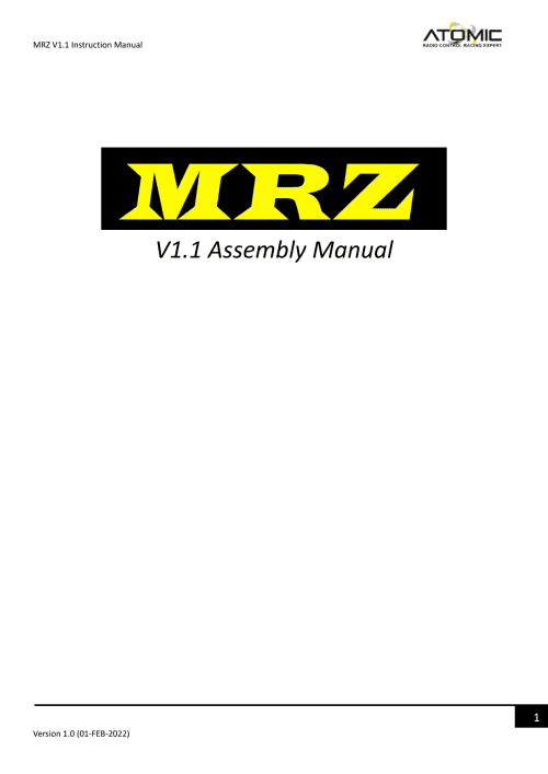 Atomic MRZ Manual v1-1
