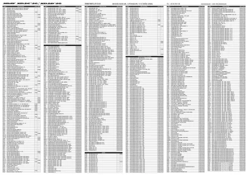 XRAY XB2 26 Parts List