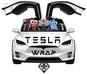 Electrify Expo Tesla Wrap logo