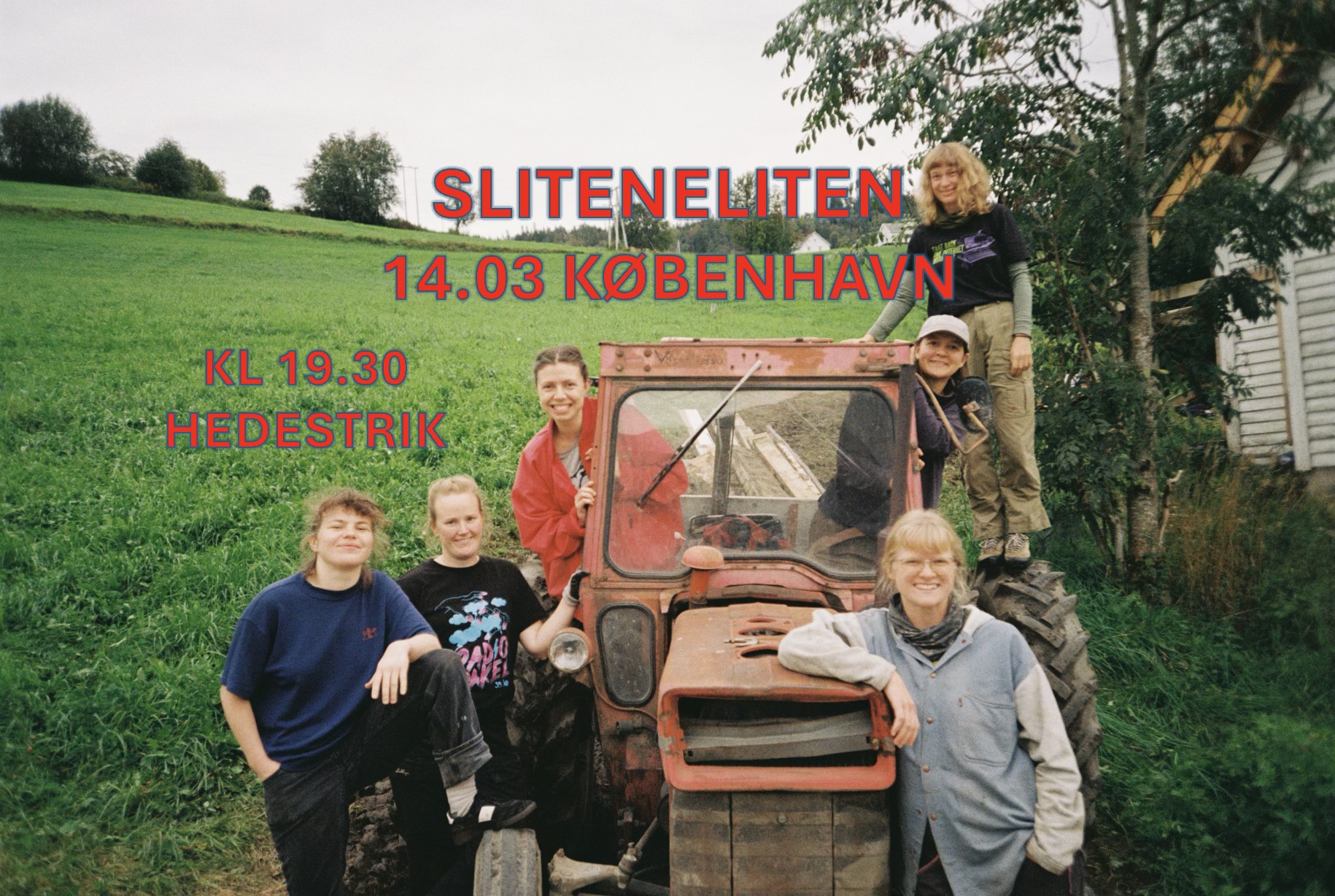 Sliteneliten spiller på Hedestrik, København