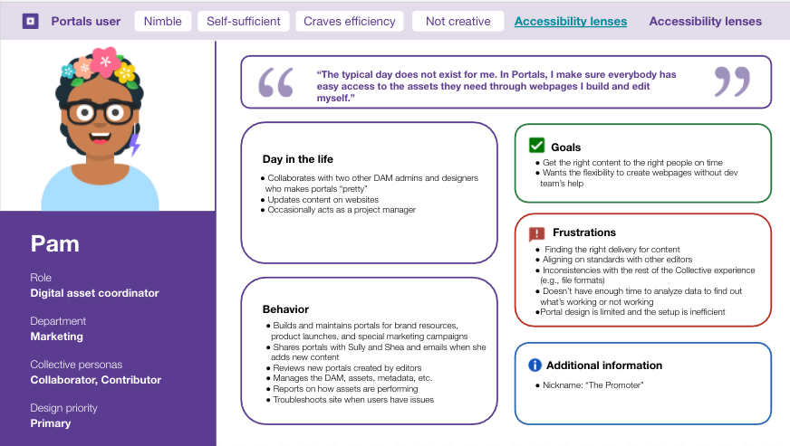Channel Portal Persona Example