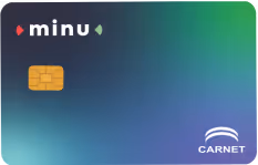 tarjeta minu