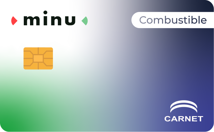 Tarjeta de combustible minu
