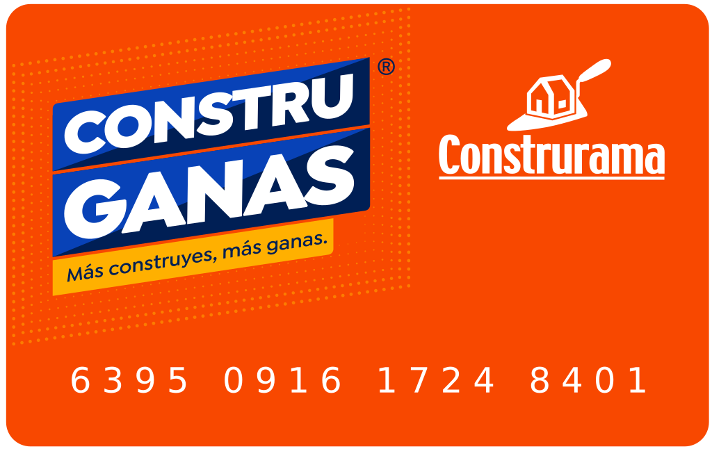 Tarjeta ConstruGanas de Construrama