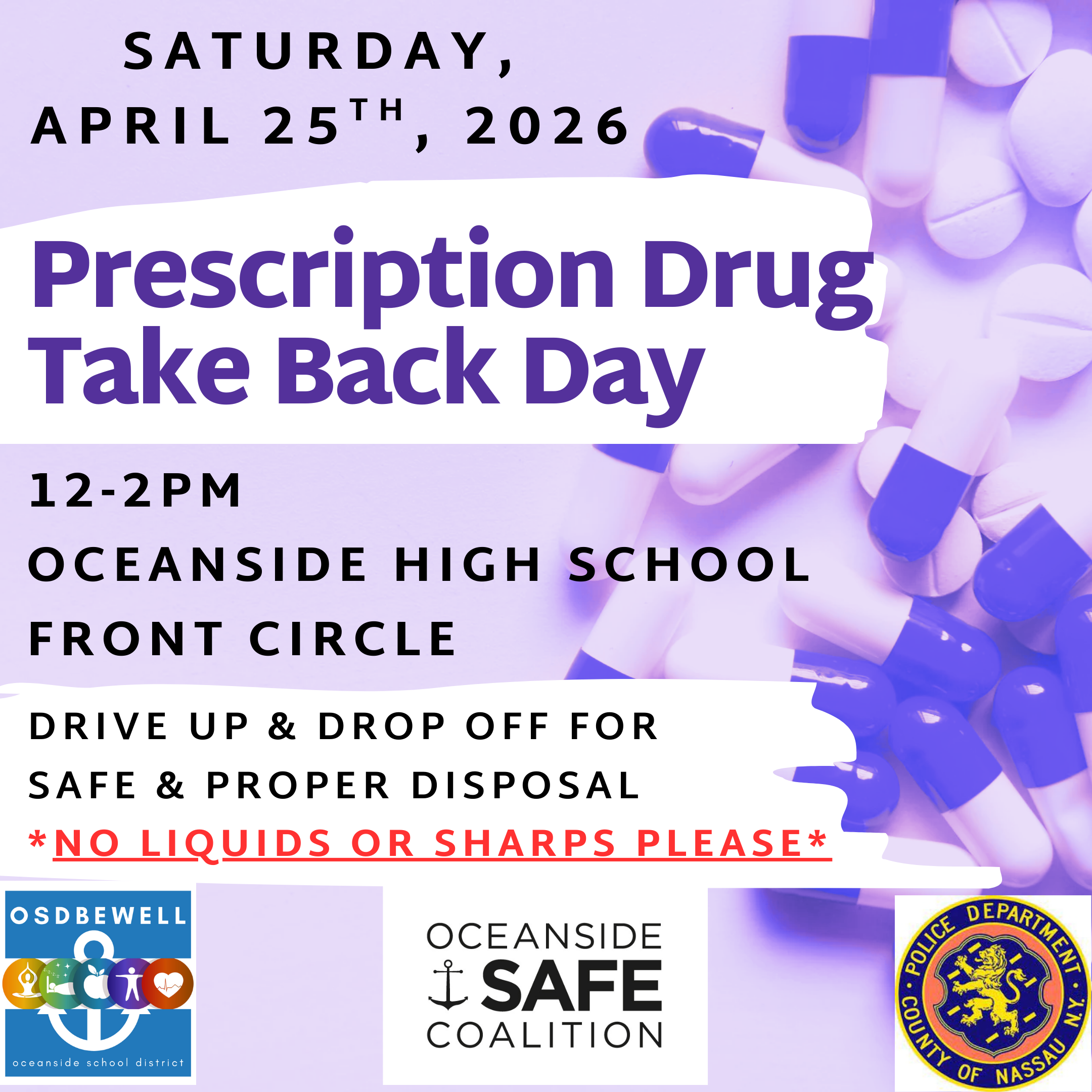 Drug Take Back Day - Spring 2026