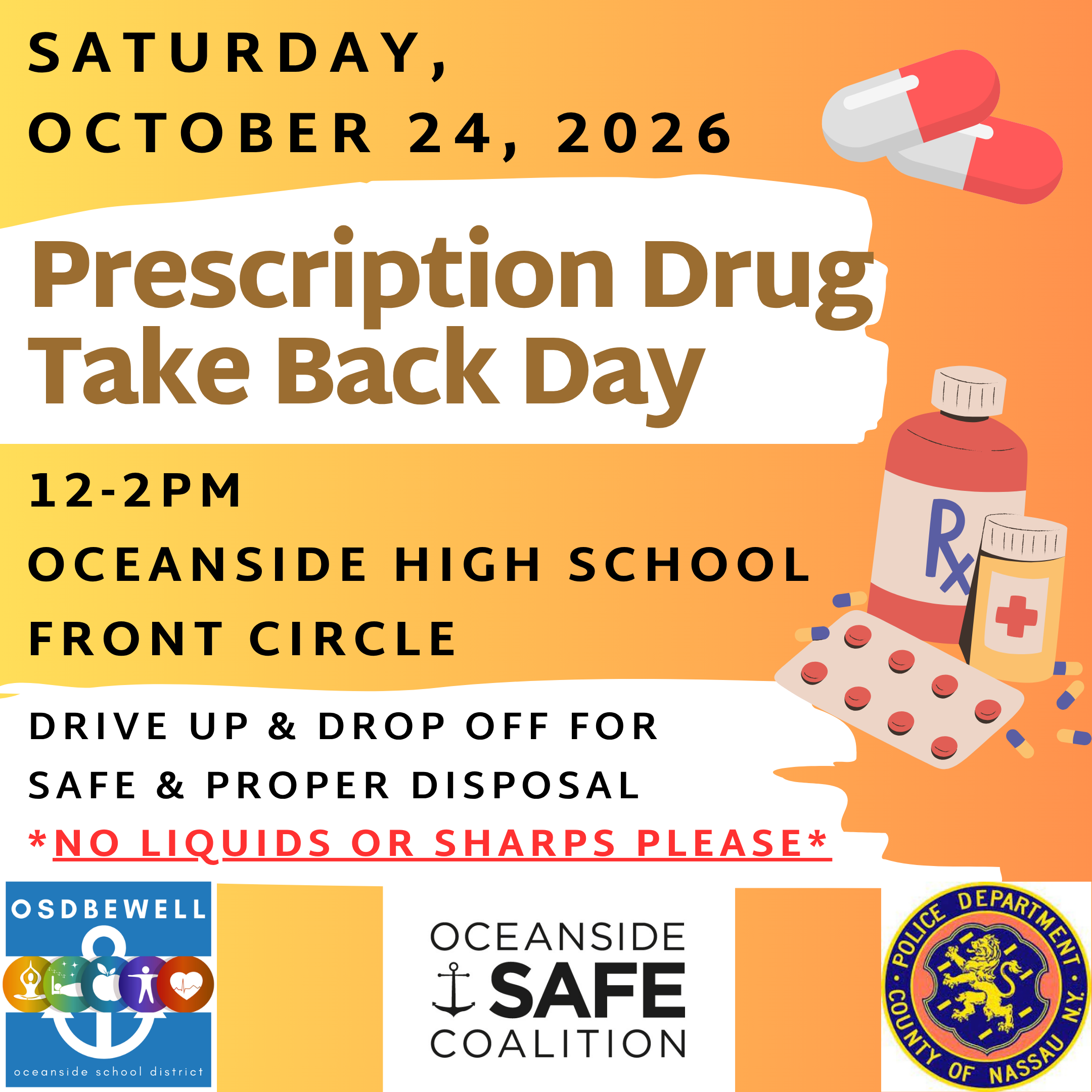 Drug Take Back Day - Fall 2026