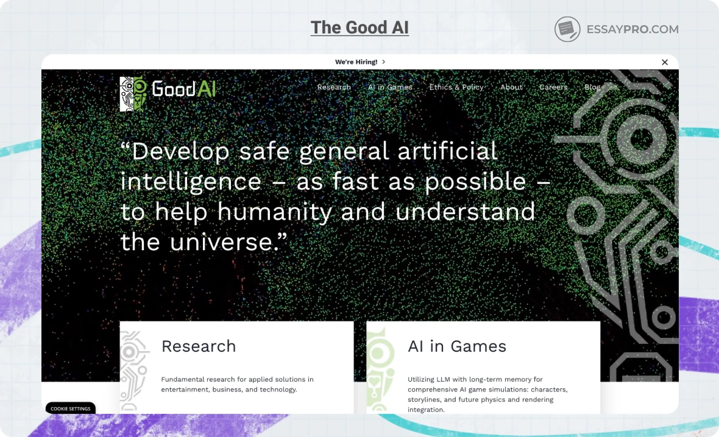 The good AI