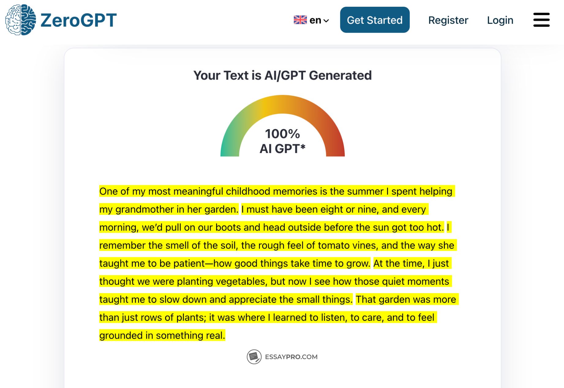 ZeroGPT