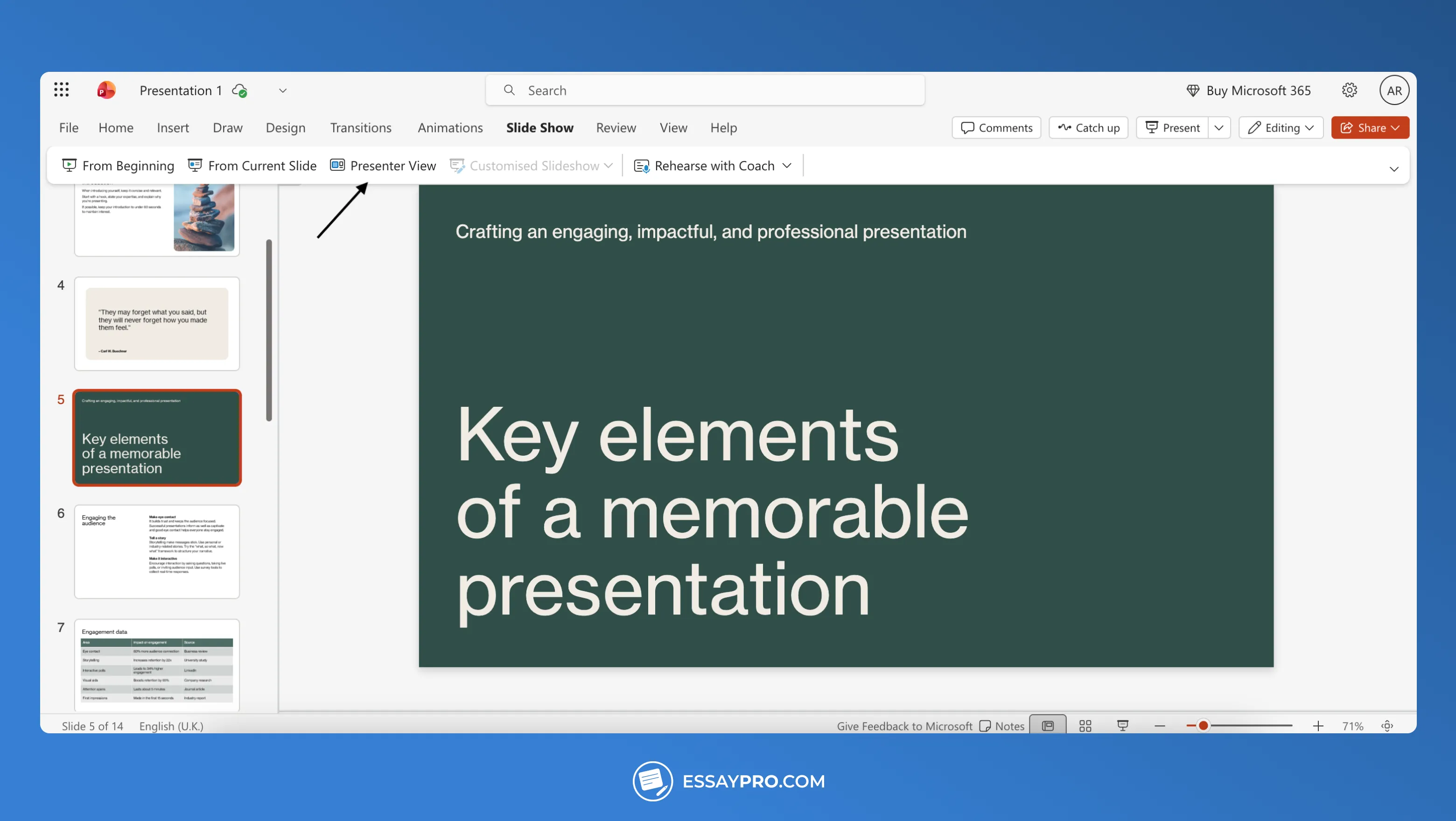 How to View Speaker Notes in PowerPoint