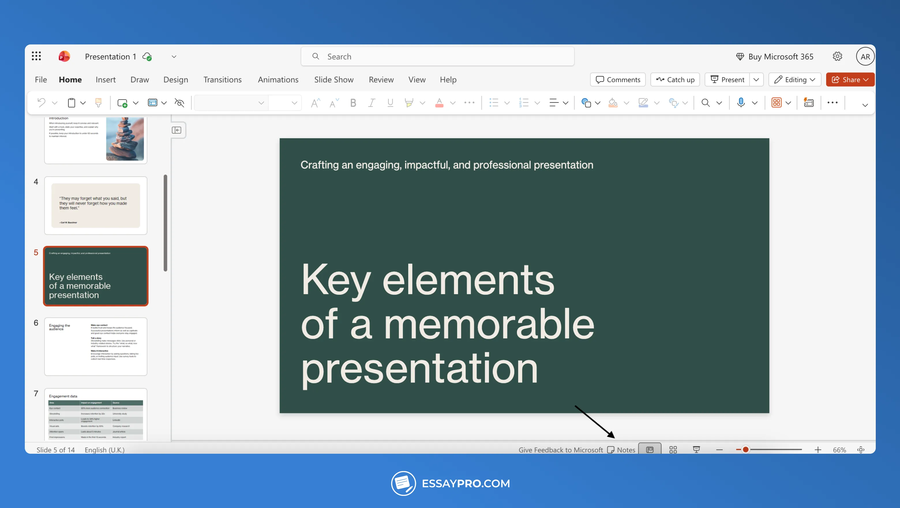 How to Edit Speaker Notes in PowerPoint
